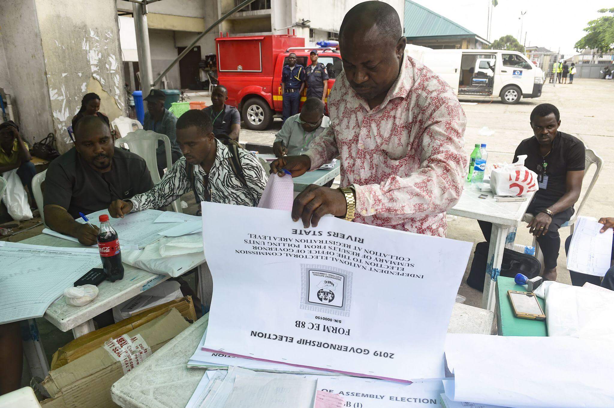 Manual collation of Ward results