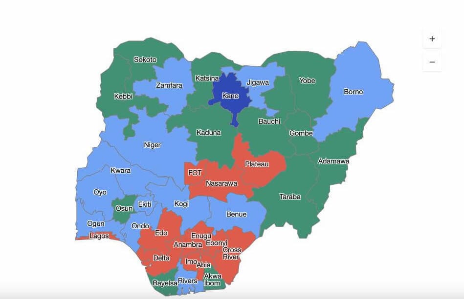 Map of Nigeria