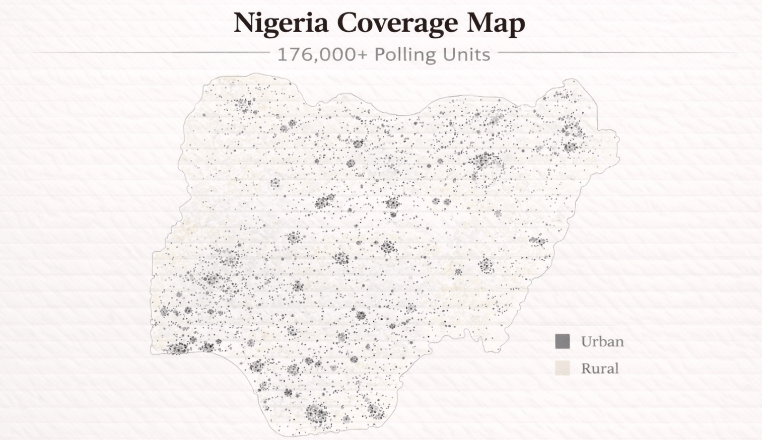 Nigeria polling unit distribution map