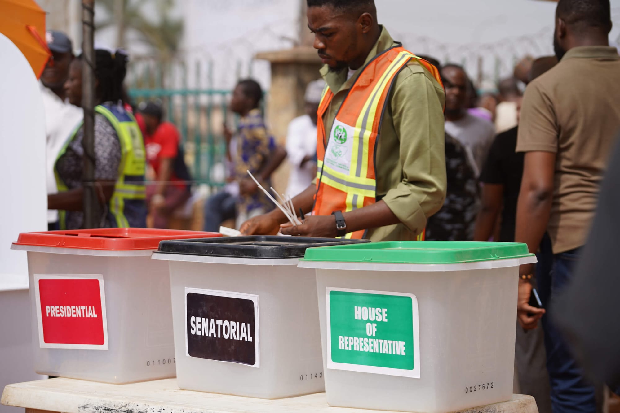 INEC Adhoc staff on duty