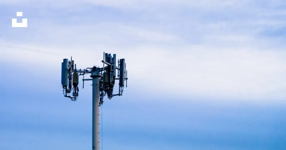 Stock image of internet mast