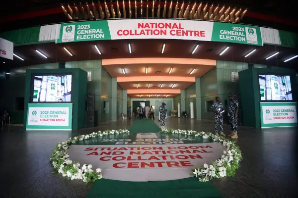 Entrance to the National collation center